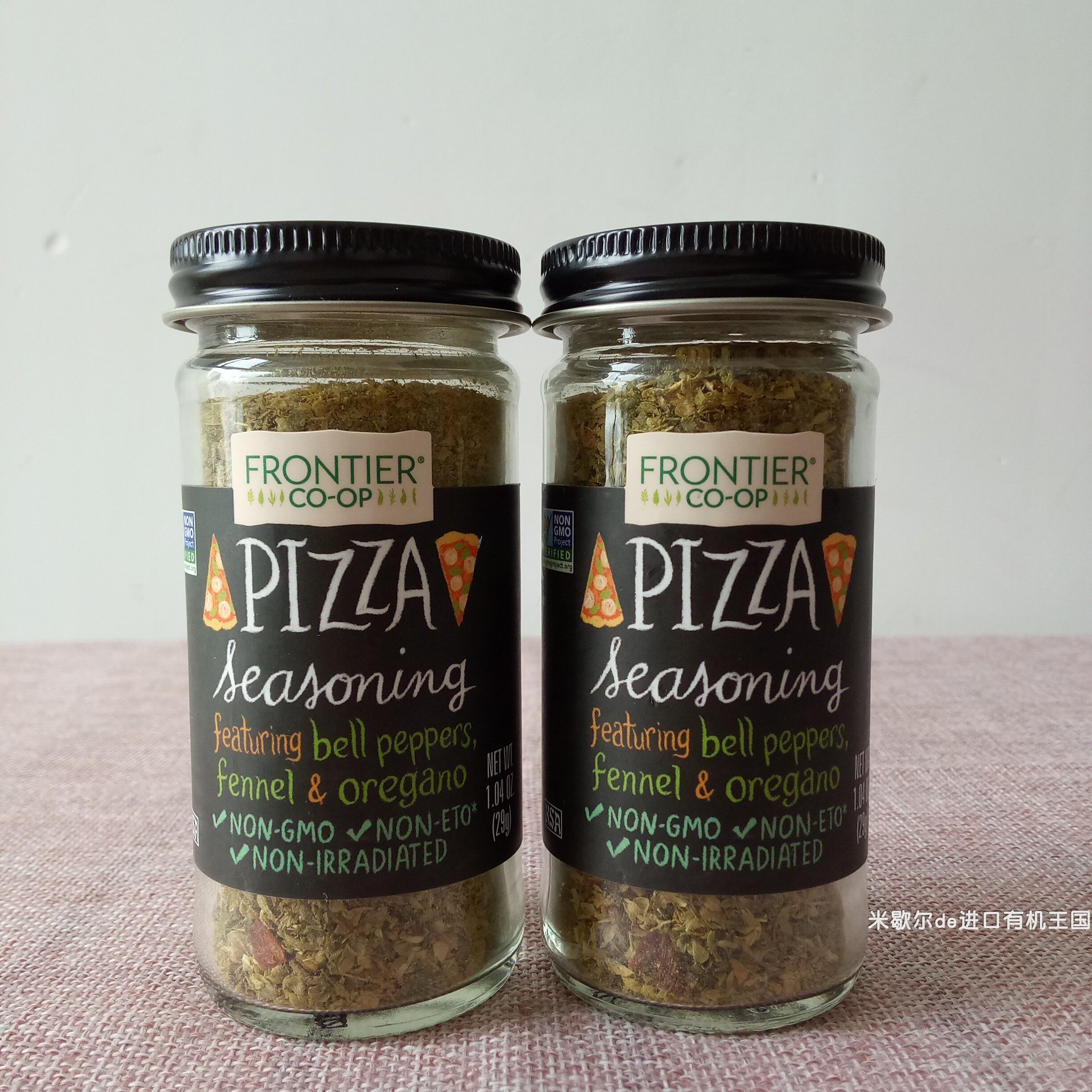 Frontier Natural披萨调味料甜椒茴香牛至罗勒Pizza Seasoning