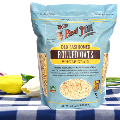 不含蔗糖燕麦美国麦片鲍勃红磨坊