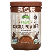 Now powder Foods未碱化可可粉不添加蔗糖生酮防弹烘焙冲饮Cocoa