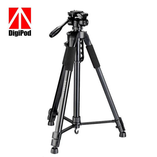 缔杰1.8米2.1米三脚架TR682TR688FV激光炮夜钓灯架直播支架三角架