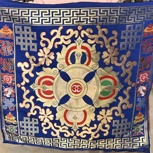 Тибетская ткань бриллиантовые пестики можно использовать в качестве настольной ткани Будда Украшение для синей ткани DIY Тибетское украшение