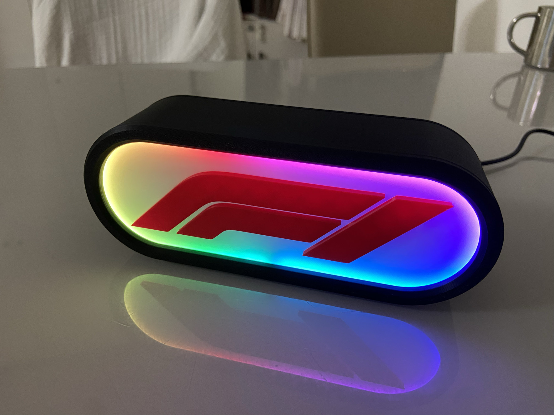 F1主题灯箱摆件电竞房装饰f12025游戏周边