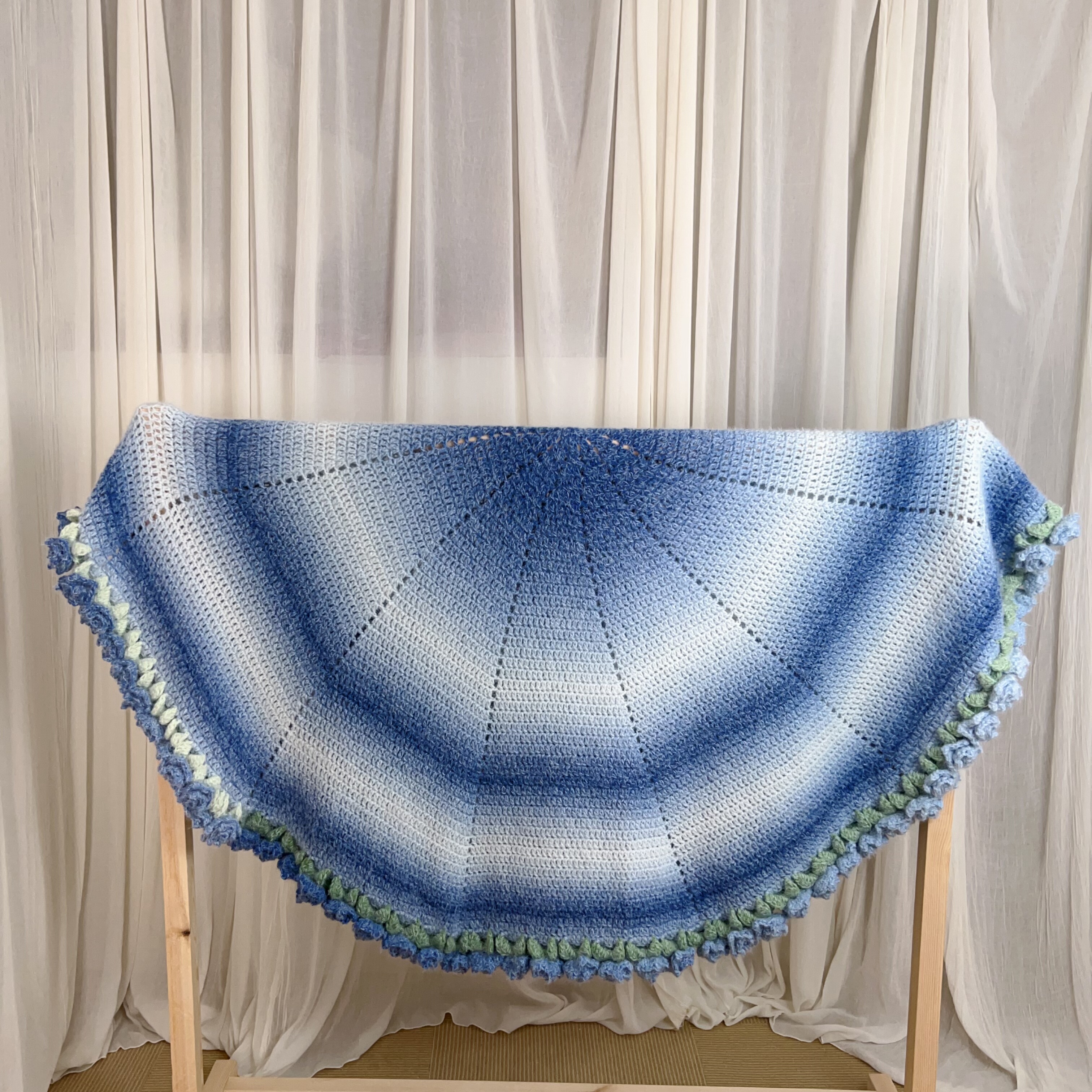 手工钩织渐变色玫瑰花毯diy材料包钩针编织99朵尖角玫瑰毛线毛毯,服饰配件/皮带/帽子/围巾,DIY编织材料包,淘宝优惠券,粉丝福利购,淘宝优惠卷