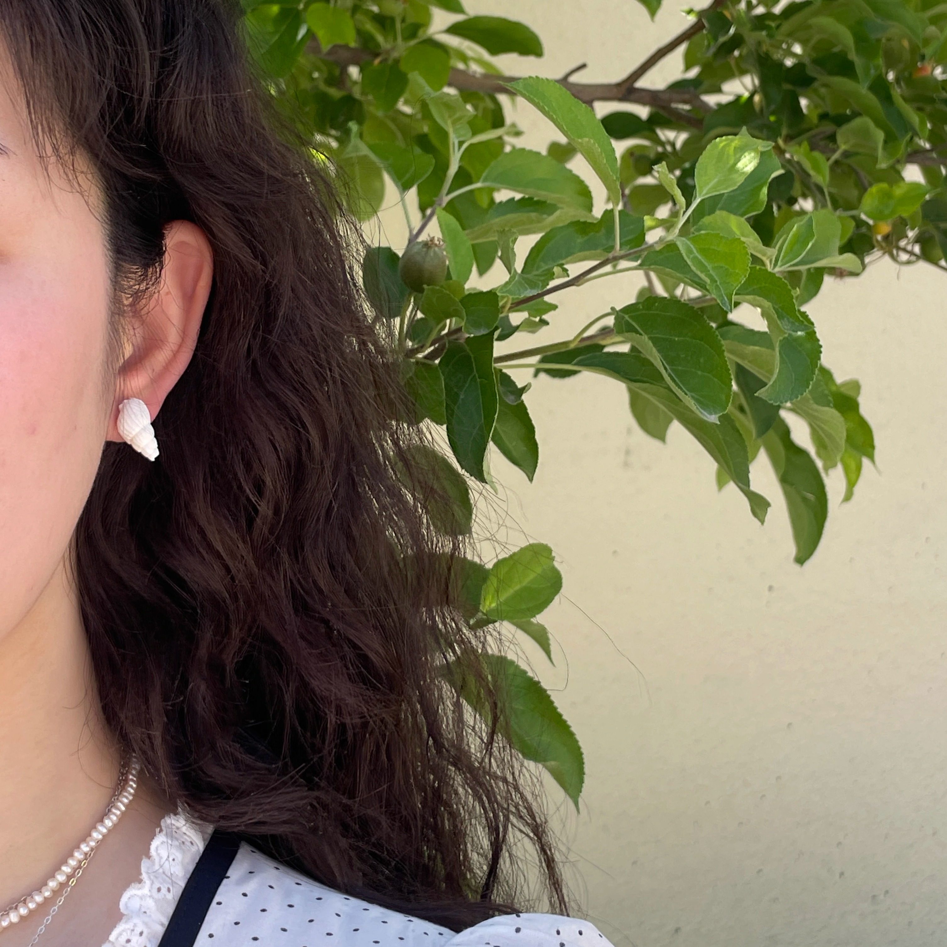 Sunball 春夏海螺度假风耳钉复古叠戴贝壳百搭小众耳饰