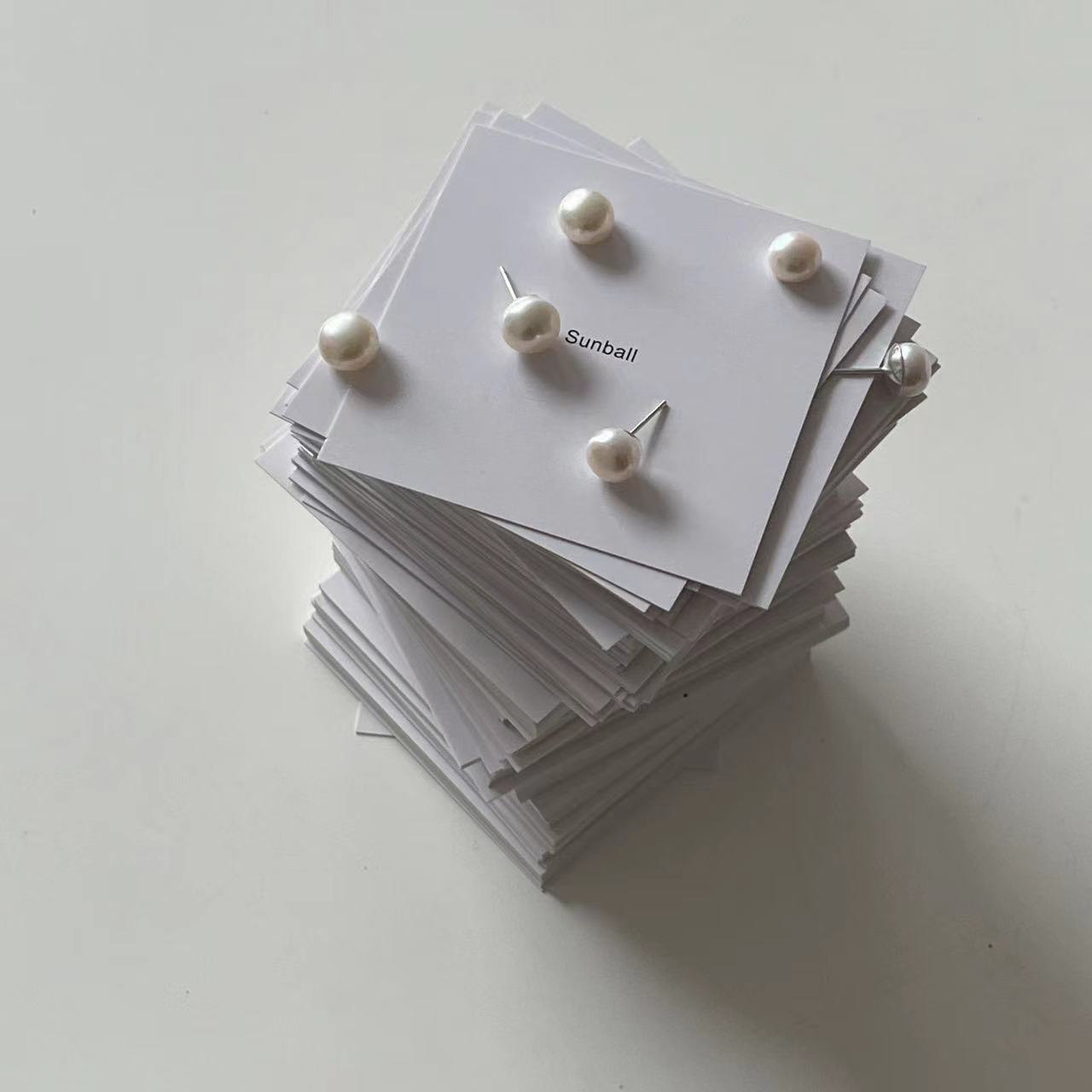 新品法式复古珍珠耳饰s925