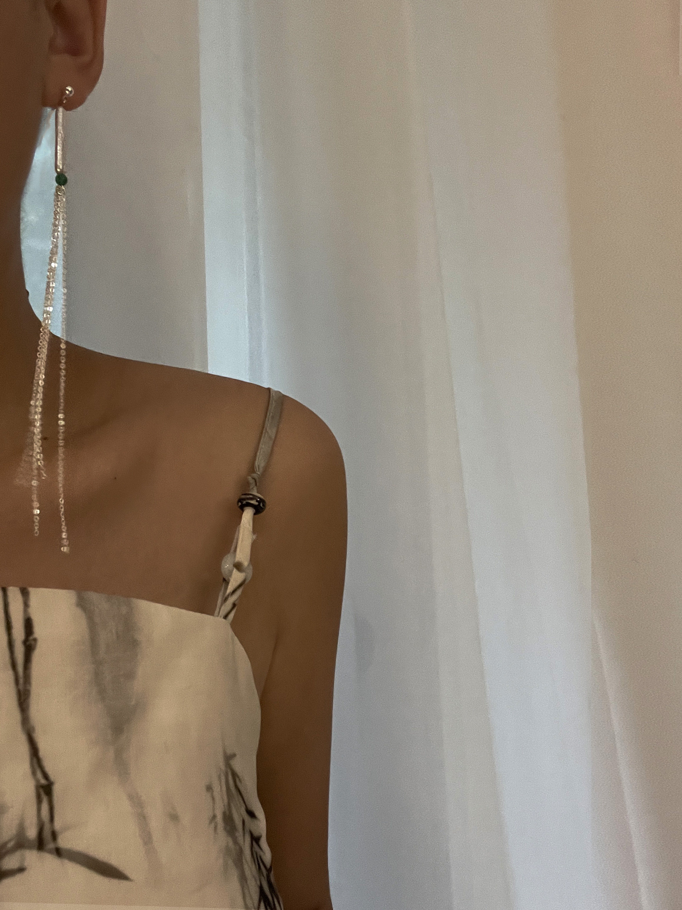 新中式天然珍珠复古妻子耳环