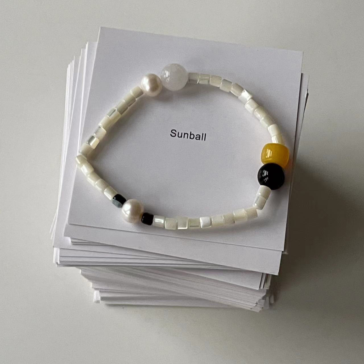 新中式手链撞色小众叠戴