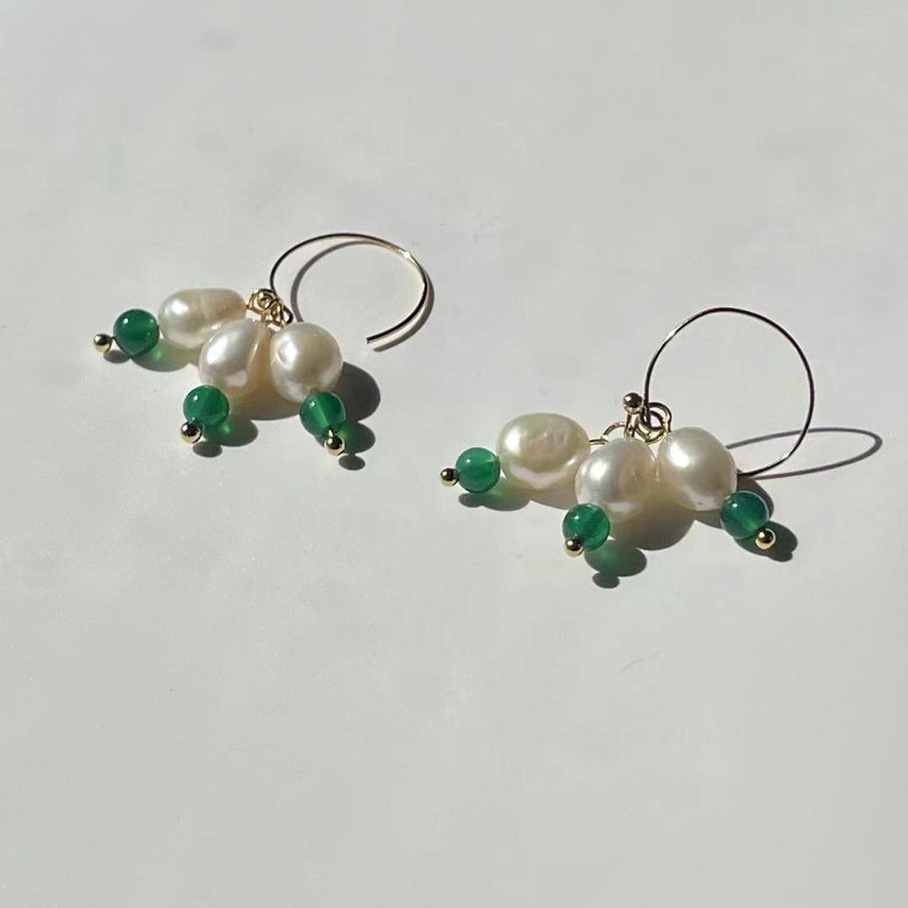 新中式珍珠耳饰复古小众