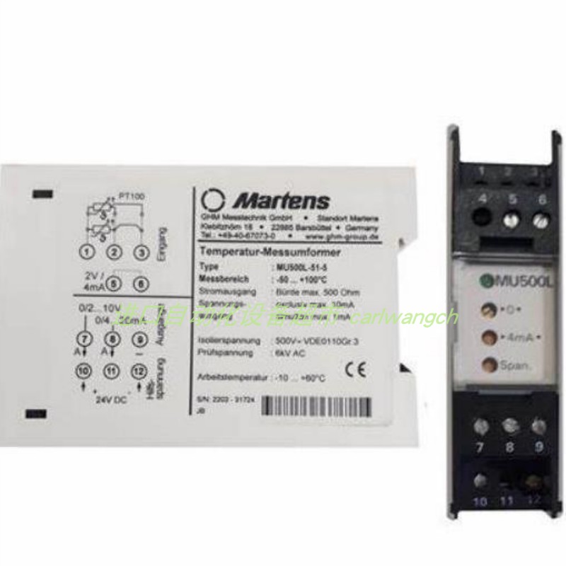 Martens变送器TV500L-100-5原装L+B GEL2010Y010编码器 电子元器件市场 其它元器件 原图主图