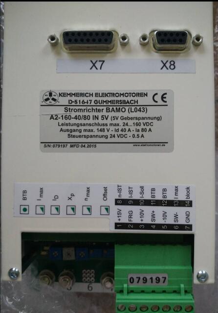 Kemmerich Stromrichter模块BAMO (L043) A2-160-40/80
