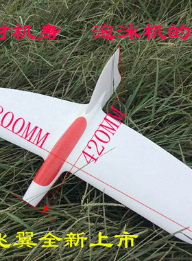 TJIRC复材滑翔机碳纤mini 小Q飞翼alula阿鲁拉航模练习山坡鸟机