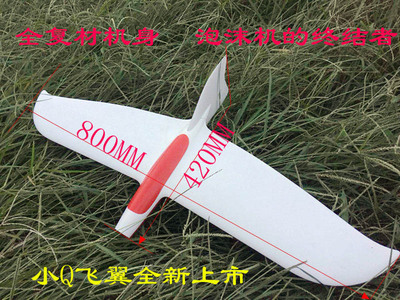 TJIRC复材滑翔机碳纤mini 小Q飞翼alula阿鲁拉航模练习山坡鸟机