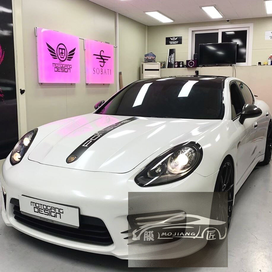 适用保时捷帕拉梅拉panamera车贴拉花改装装饰车身机盖侧裙边贴纸