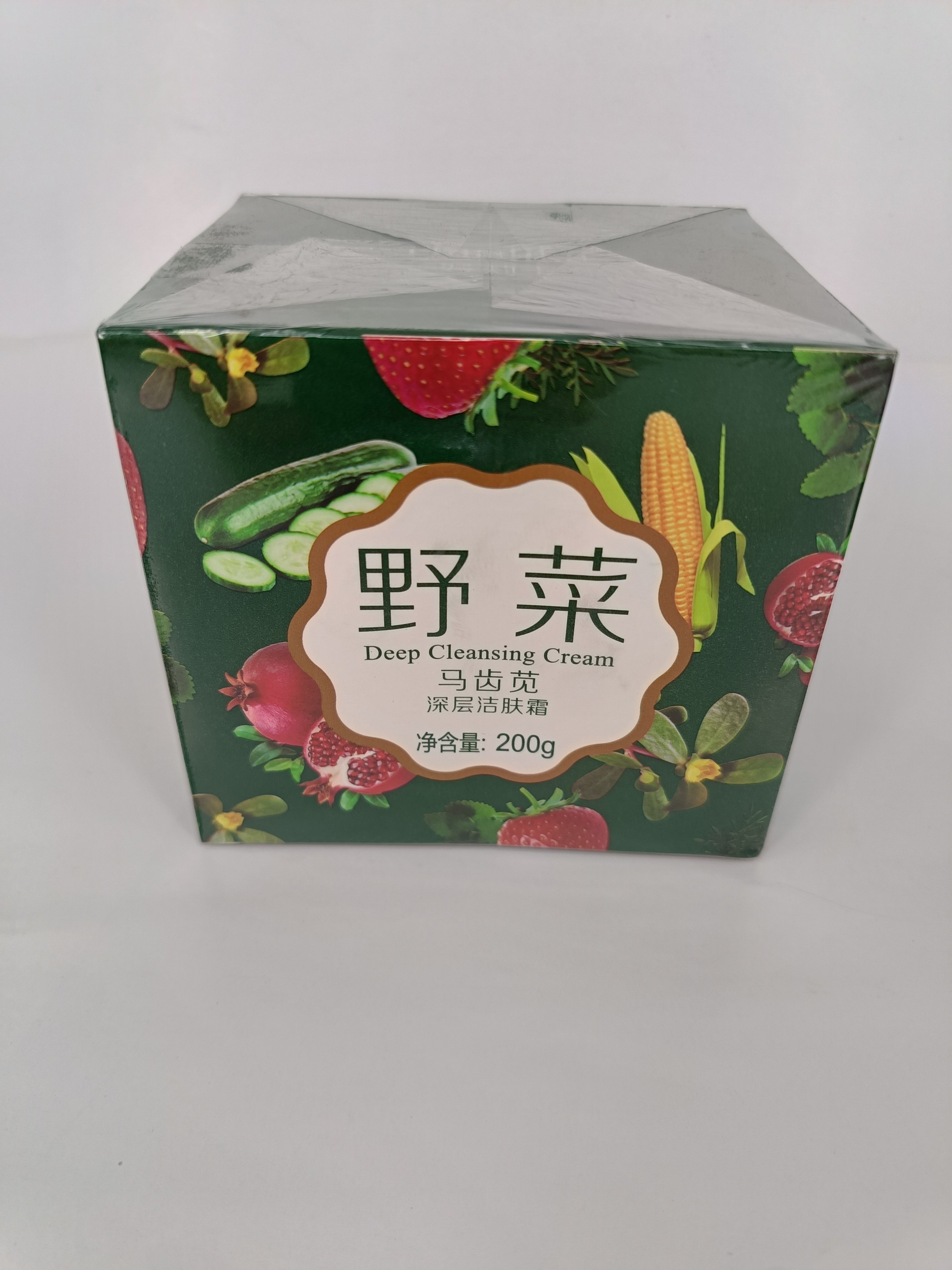 好莉卡马齿苋深层洁肤霜多效配方清洁肤质上的污垢彩妆汗水清爽