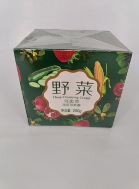 好莉卡马齿苋深层洁肤霜多效配方清洁肤质上的污垢彩妆汗水清爽
