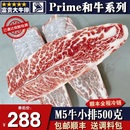 2斤prime红标m5牛小排和牛霜降雪花奶香谷饲原切烧烤烤肉 秒发 包邮