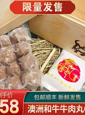 包邮3斤和牛牛肉丸子火锅食材