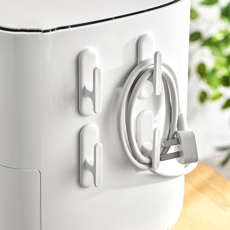 日式电线走线绕线器多用窗帘挂钩