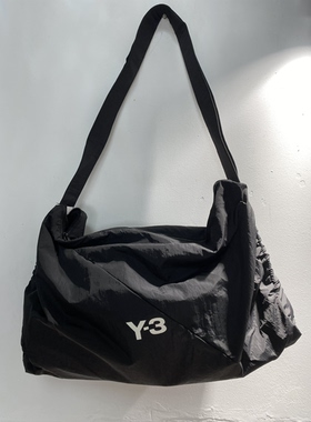 y3bag斜挎包 单肩包 男女休闲背包黑武士斜挎