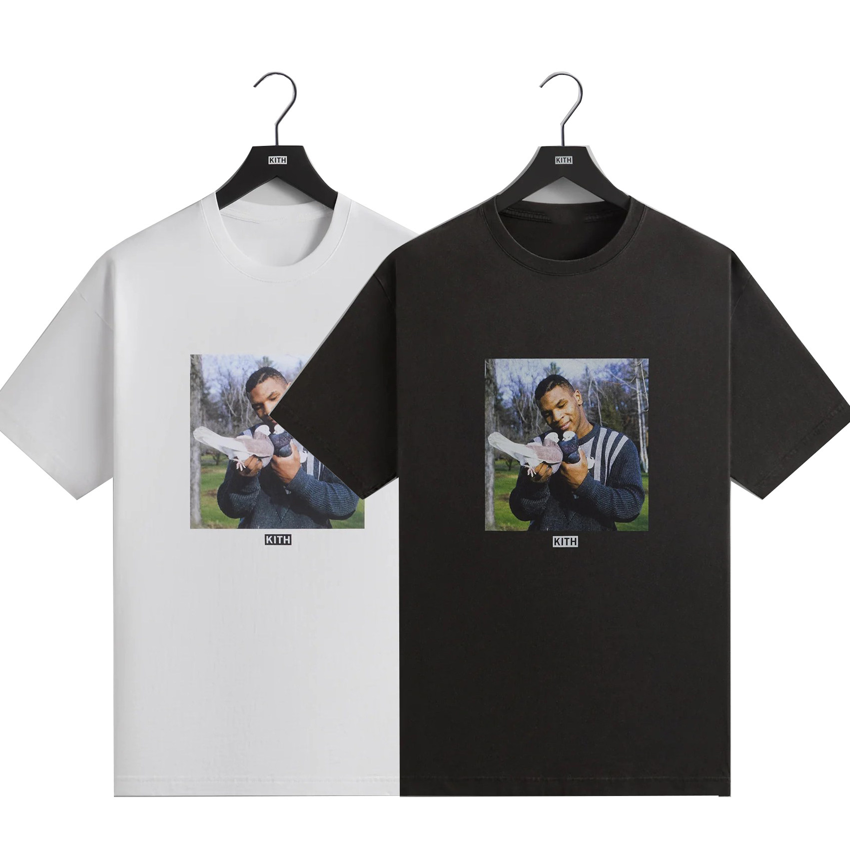 Kith Mike Ty-son Vintage Tee泰神经典印花T恤黑白两色