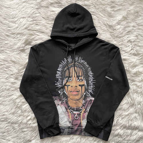 Travis Scott Teezo Touchdown Utopia Tour Hoodie长钉头像卫衣