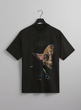 Kith Yoda Vintage Tee《星球大战》尤达海报 图案 复古纯棉t恤