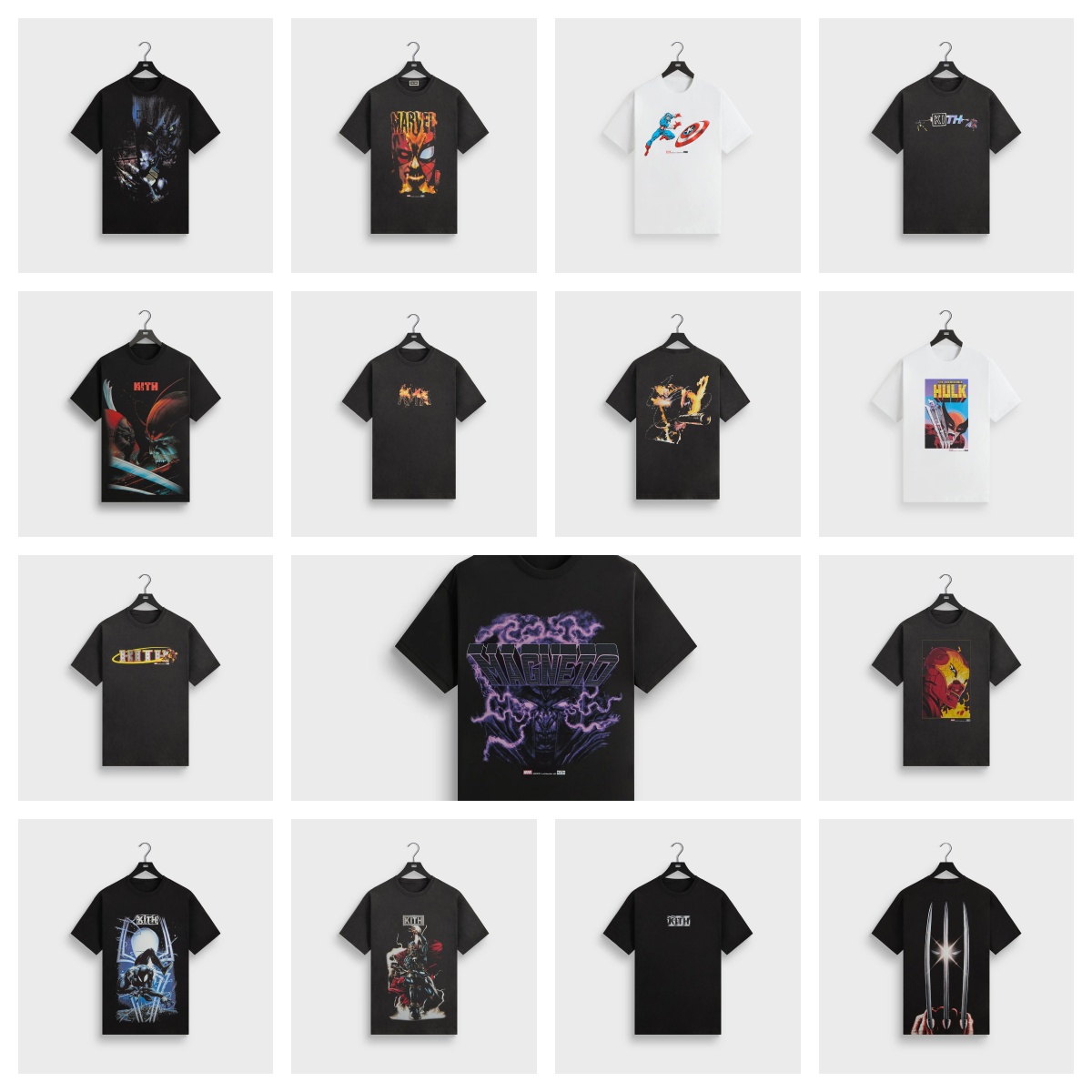 Kith M威漫系列纯棉T恤2025 11