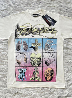 Hellstar Studios The Path to Paradise 复古风印花白色短袖T恤