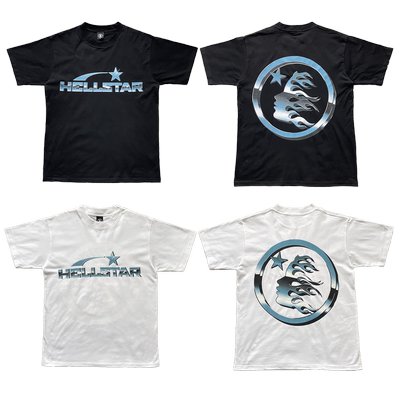 Hellstar Studios Metal stainless steel Tee 金属大logo短袖T恤