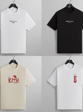 KITH for LOVE 24年2月14日情人节限定款圆领青春流行