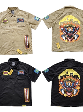 That's A Awful Lot of Cough Syrup美式复古街头衬衫潮流短袖