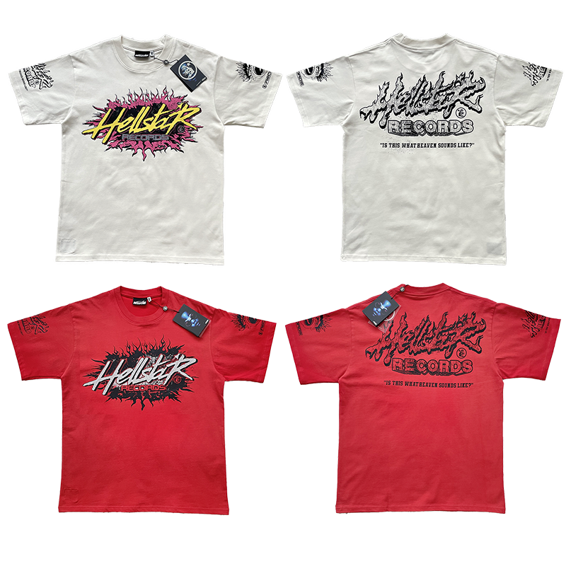 HELLSTAR STUDIOS RECORDS TEE 纯棉男女休闲短袖T恤