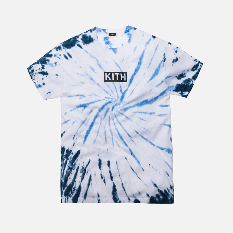 [vv]自主 kith summer tie dye tee box logo夏日扎染短袖t恤