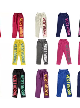Vertabrae sweatpants 立体字母多颜色运动男女休闲长裤