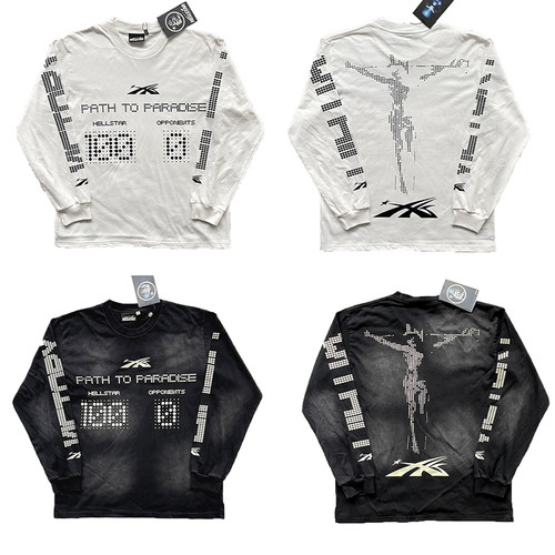 HELLSTAR Scoreboard Long Sleeve 男女休闲长袖T恤