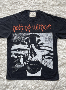 Vertabrae Push tee 美式复古印花纯棉短袖T恤