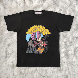 VERTABRAE COMPLEXCON EXCLUSIVE 蒙面人 汽车图案短袖T恤