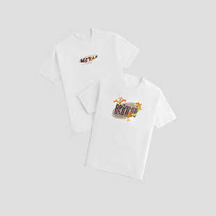 Kith Treats for Cocoa Puffs Tee 卡通可达鸭印点缀logo印花纯棉