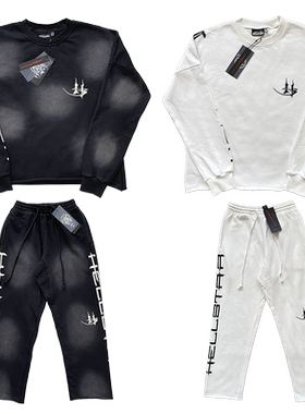 Hellstar Studios Sports Gel Pants 纯棉简约休闲卫衣长裤套装