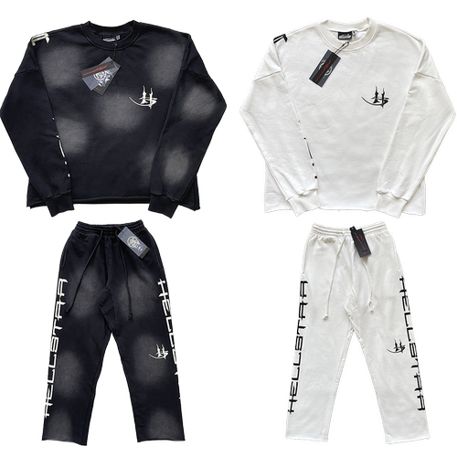 Hellstar Studios Sports Gel Pants 纯棉简约休闲卫衣长裤套装
