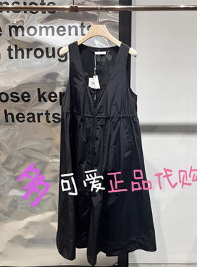 衣播商场同款连衣裙2025夏BDS1LD0080新款减龄无袖掐腰连衣裙瞬息