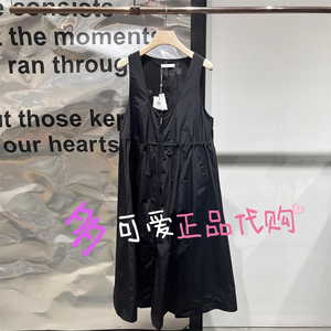 衣播商场同款连衣裙2025夏BDS1LD0080新款减龄无袖掐腰连衣裙瞬息