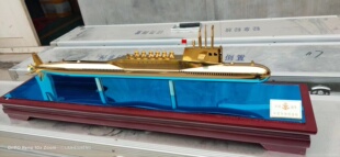 094核潜艇模型纯铜潜艇成品高档礼品送领导合金舰艇模型静态军模