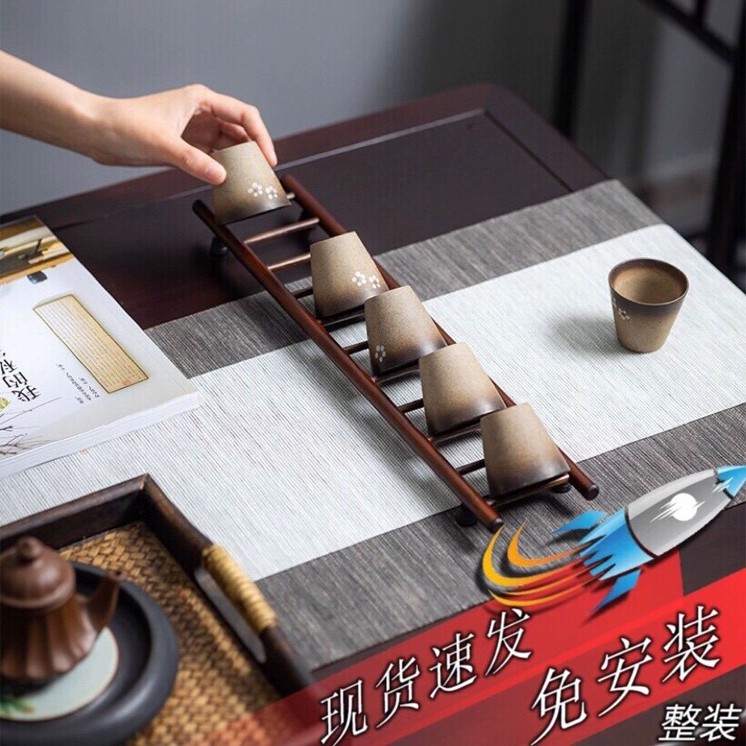 桌面置物架博古架阀匠茶具收纳架