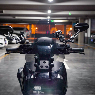 适用九号电动机械师二代改装挡风Mmax2加高挡风挡雨板配件