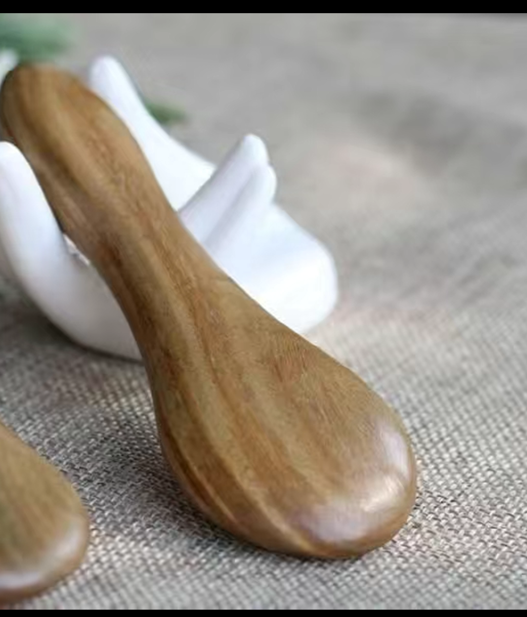 面部按摩棒檀木身体全身通用便携脸部美容棒瘦脸刮痧脚部足部家用