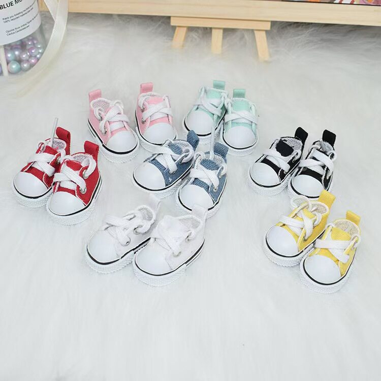 棉花娃娃帆布鞋运动鞋子儿童玩具