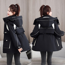 百搭显瘦韩版 羽绒棉衣女中长款 棉服冬天外套袄子 2025新款 加厚冬装