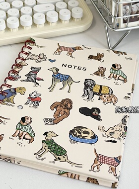 小红书同款Cath Kid小狗线圈本高颜值小众不撞款日常笔记本子