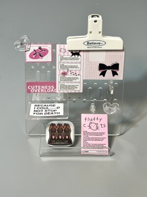 小红书同款亚克力洞洞板收纳展示